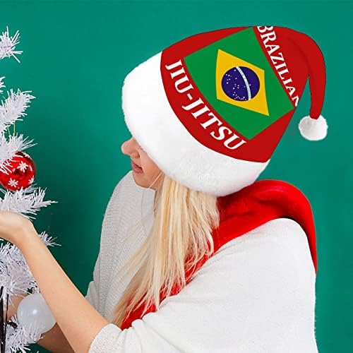Jiu Jiu Jitsu chapéu de Natal chapéus Papai Noel Decorações de árvore de natal Decoração de férias Presentes para adultos homens da família homens