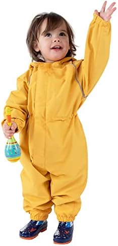 Jan e Jul Puddle-Dry impermeável traje de chuva ajustável para criança e crianças