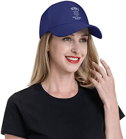 A ciência não se importa com o que você acredita que o chapéu de beisebol sunhat clássico caminhão tampa preta esporte para homens mulheres mulheres