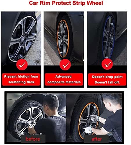 Protetores de rodas de 16-20 polegadas Protetores de aro protetor Protetor Protetores de aro da roda do carro
