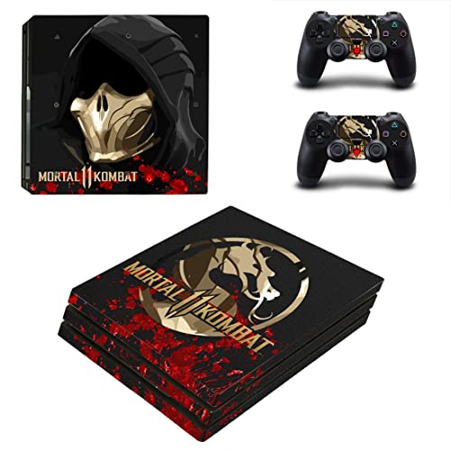 Jogo Mortal Best Ninja Kombat PS4 ou PS5 Skin Skin para PlayStation 4 ou 5 Console e 2 Controllers Decal