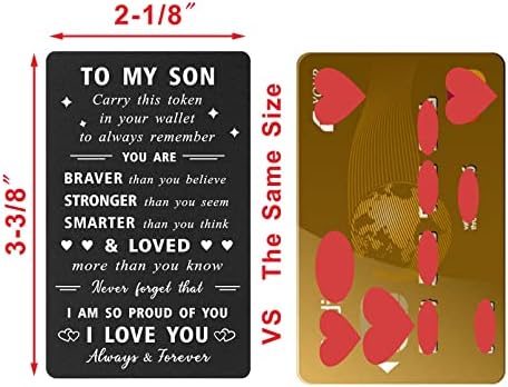 Cartão do dia dos pais do filho Engzhi - lembre -se sempre de que você é mais corajoso do que você acredita