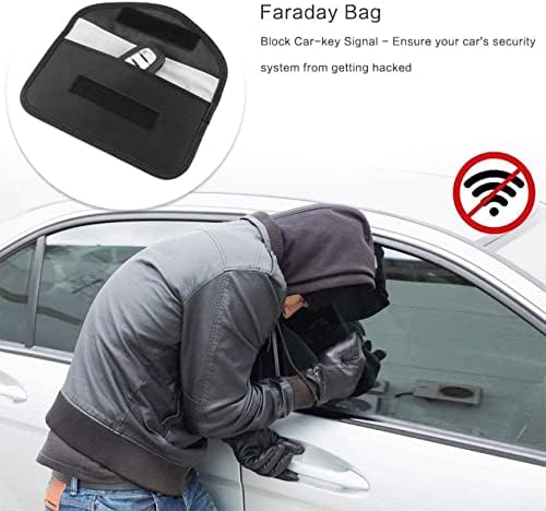 Saco Wzglod Faraday para telefone, bolsa de bloqueio de sinal, GPS RFID Shield Cage Bolsa Carteira Caixa de Telefone