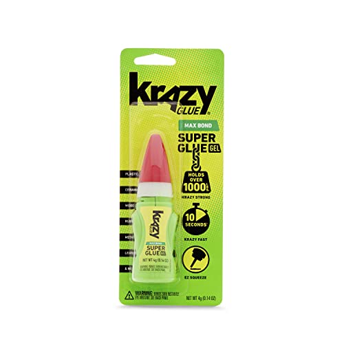 Krazy Glue, gel de ligação máxima, EZ Squeeze, 4 g