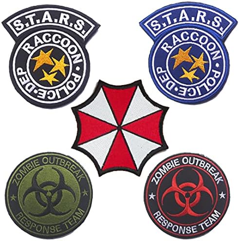 Oysterboy 5pcs S.T.A.R.S. Raccoom Police Dep Zombie Response Team Resident Evil Umbrella Corps Biohazard Morale