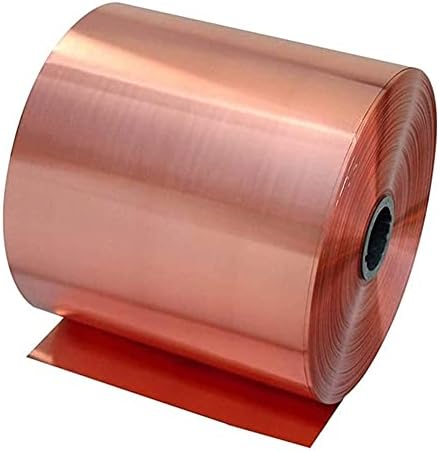 Folha de cobre Placa Brass Folha de cobre Tira roxa Tira de cobre roxo Bobina de cobre Metal Rolls DIY Espessura