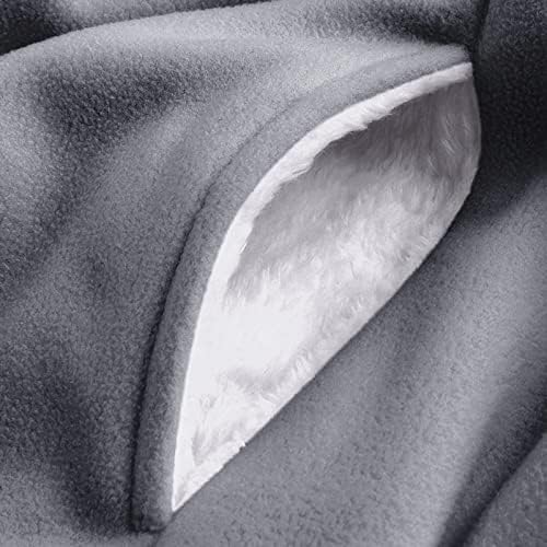 Cardigan Hooded Zipper Fuzzy Casual Athletic Jacket Mulher Ladies Plus Size Casal de lã com bolsos Casaco