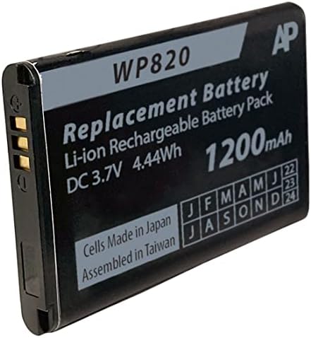 Bateria de substituição de energia artesanal para os telefones Grandstream WP820, WP810 e DP730.