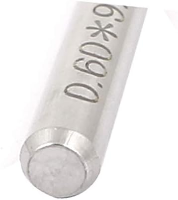 X-dree 0,6 mm Dica de 9,5 mm De profundidade de corte de flauta espiral PCB Micro Drill Bit Tool 4pcs