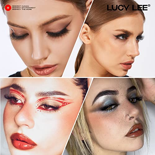 Lucy Lee Falso Cylashes 4 pares mais natura