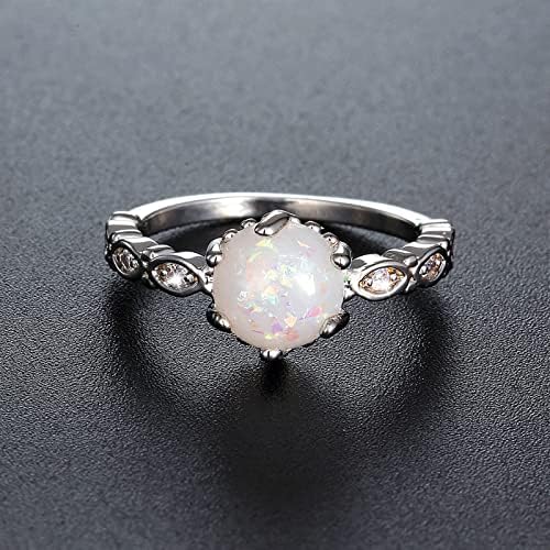 Anel de promessa para mulheres de moda feminina gemas brancas brilhando anel de noivado de zircônia para mulheres anéis de casamento jóias rings correspondentes