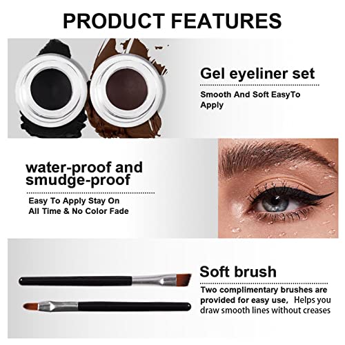 Eyeliner de lápis de cor ou OEM/ODM 9 cores Encontro de Encontro de Gel Maquia