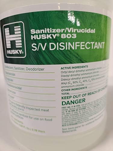 O Ohio Trading Husky S/V Hospital Grade Desinfetante - Cada galão concentrado faz mais de 350 galões de desinfetante higienizado!