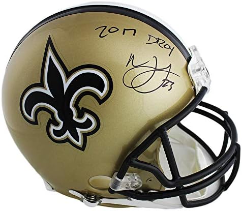 Marshon Lattimore autografou/assinado New Orleans Saints Capacete NFL autêntico com inscrição 2017