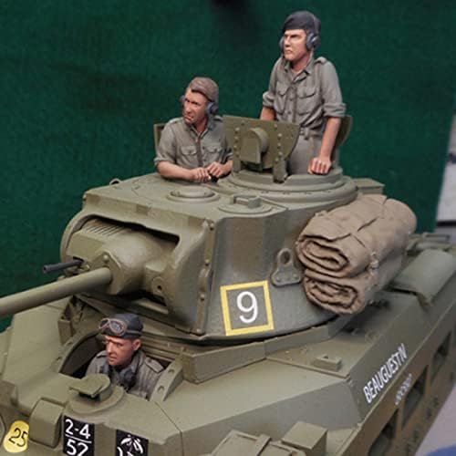 Goodmoel 1/35 WWII Australian Tank Soldier Resina Figura / Soldado Desmonte e não pintado kit em