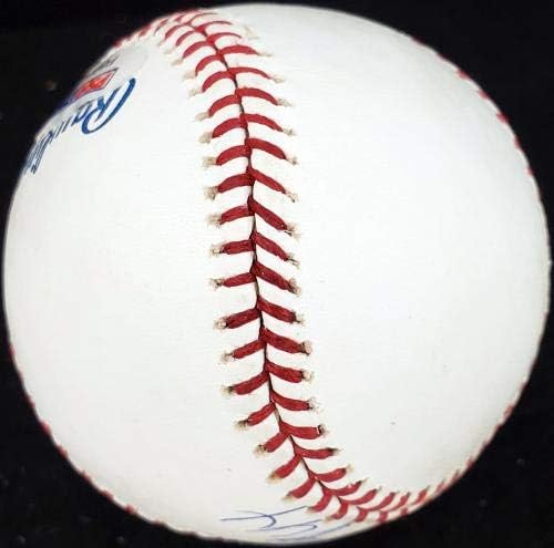 As últimas Milledge autografaram a MLB Baseball New York Mets, Pittsburgh Pirates PSA/DNA F08641 -