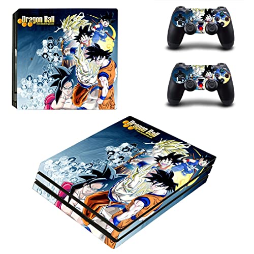 Anime Drago e Balões VIP Son Goku, Vegeta, Super Saiyan PS4 ou PS5 Skin Stick para PlayStation