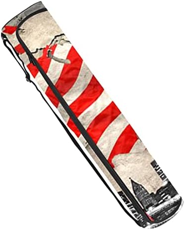 Bolsa de transportadora de ioga de bandeira americana com alça de ombro de ioga bolsa de ginástica