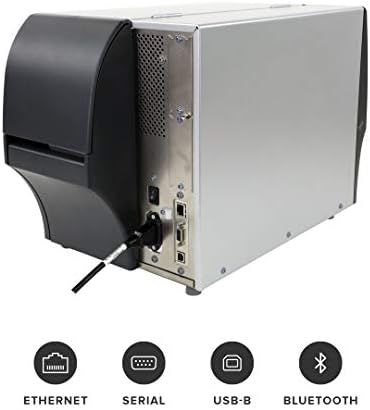 ZEBRA ZT411 Térmica Impressora Industrial 203 DPI Print Warth 4 In Recursos Serial, USB, Ethernet