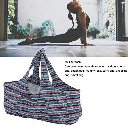 Bolsa de tapete de ioga, bolsa de pacote de ioga multiuso lona para fazer compras