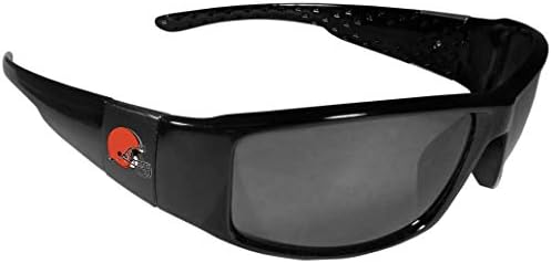 NFL Siskiyou Sports Fan Shop Cleveland Browns Black Wrap Sunglasses