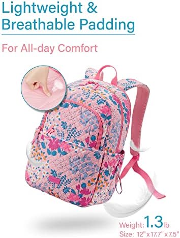 Backpack de laptop de Bagsmart para mulheres, a mochila acolchoada se encaixa no laptop de 15,6 polegadas, o bookbag