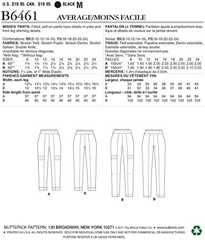 McCall Pattern Company B6461F50 Pants 'calças, F5