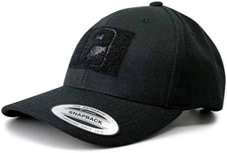 Puxe o patch chapéu tático | Cap premium de beisebol de Bill Curved | Snapback autêntico | Loop