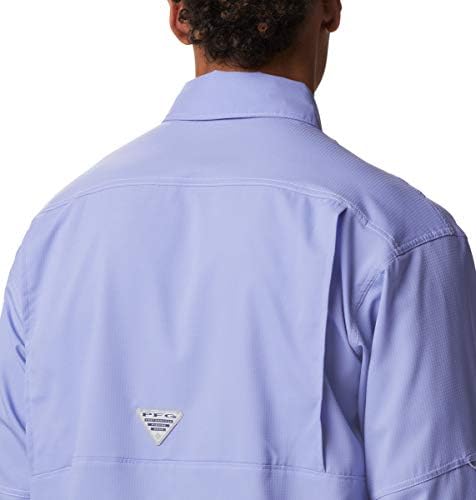 Camisa de manga longa e de manga longa da Baixa Drag de Columbia, UPF 40 Proteção, tecido de wicking