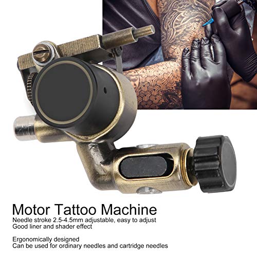 Máquina de tatuagem rotativa profissional para coloração de revestimento shder, kits variados de pistolas