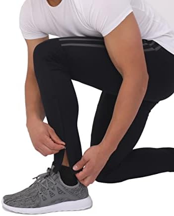 Scr Sportswear masculino calças de jogging de joggers calças de moletom com bolsos com zíper 30/33/36 uns altos