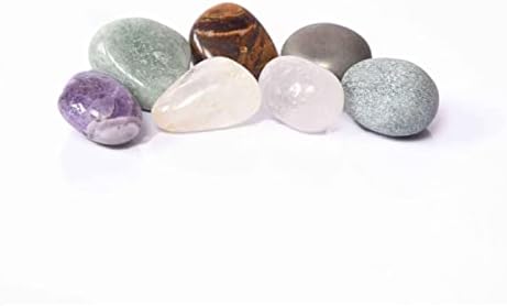 Pedras naturais de pedras de reiki cura e talhas de cristal pedra 7 pcs