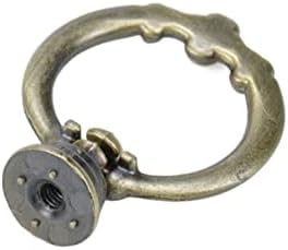 Pufguy 1 diâmetro interno da liga de zinco anel de liga de anel antigo, puxando alça para gaveta de gaveta guarda-roupa-10pcs
