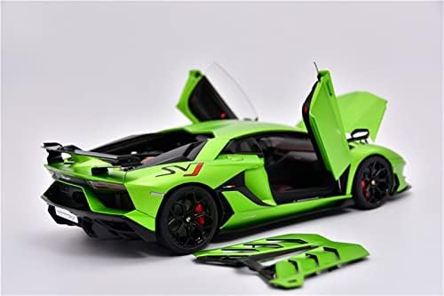 Veículos modelo de escala Apliqe para Lamborghini Aventador SVJ Die Cast Realistic Scale Car Collectible