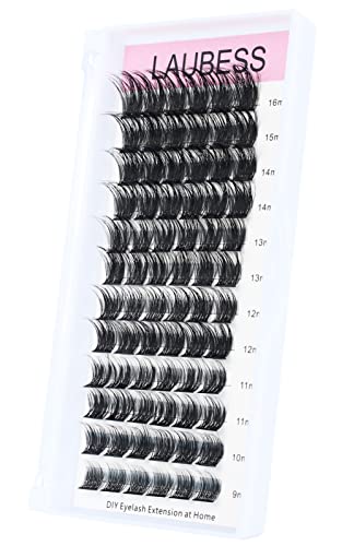 Cílios individuais 72 cílios de agrupamento de bandeja mista Clupistas de cílios de volume