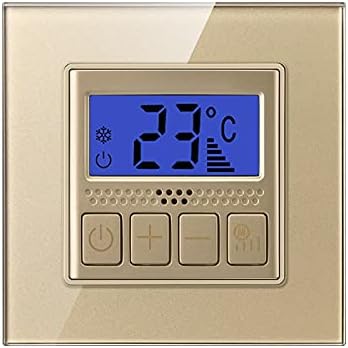 Controlador de temperatura Camanni Regulador de temperatura ambiente Painel de vidro Programável Regulador
