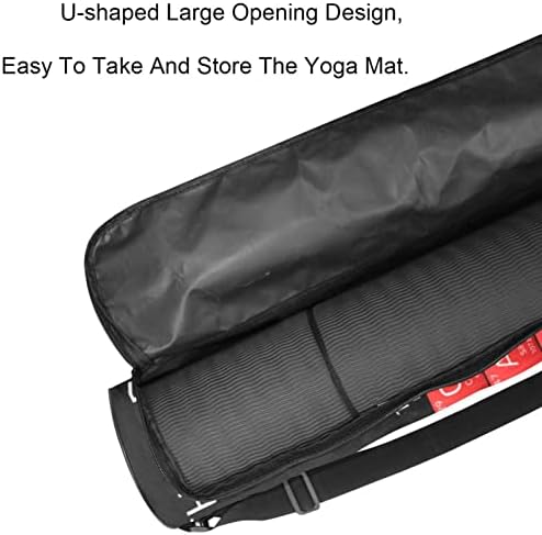 Yoga Mat Carry Bag Gym Beach Pilates Carrier Bags Tabela Periódica de Elementos, 6.7x33.9in/17x86 cm
