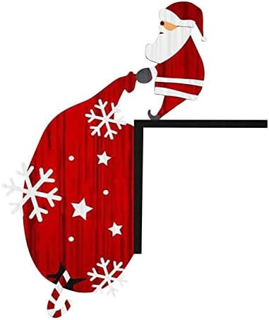 HHMEI Natal Santa Snowman Hat Hat Door Decoração de canto de Natal SGCABIQOYL1IXW
