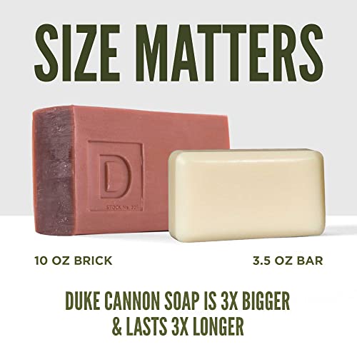Duke Cannon Supply Co. - Great American Frontier Men's Big Brick de sabão, barra de sabão de pinheiro