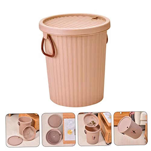 Lifeskome Tea Dregs Drenagem Bucket Hedge Basket para escritório lixo de escritório pode mesa lixo lata
