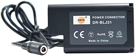 DSTE DMW-BGS1R Adaptador de energia CA DMW-BLJ31 Kit de bateria fictício compatível com Panasonic DMW-BLJ31E