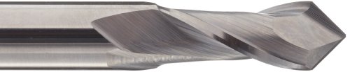 Ferramenta Melin AMG-DP Ferrilha de carboneto, acabamento não revestido, ângulo de ponto de 30 graus, 2 flautas, comprimento total de 1,5 , diâmetro de corte de 0,125, diâmetro de haste 0,125