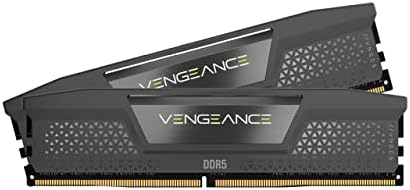 Corsair Vengeance DDR5 RAM 64GB 5600MHZ C36-36-36-76 1,25V AMD Memória de computador otimizada em preto