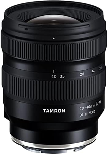 Tamron 20-40mm f/2,8 DI III Lente VXD para pacote Sony E com mochila, kit de filtro de 67 mm,