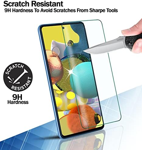 Protetor de tela RKINC [4-Pack] para o Samsung Galaxy A71 4G / 5G / 5G UW / A81 / Galaxy Note 10 Lite, protetor