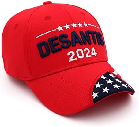DeSantis 2024 Hat, Make America Florida Baseball Cap Ajustável Bordado Maga Hat para Ron DeSantis