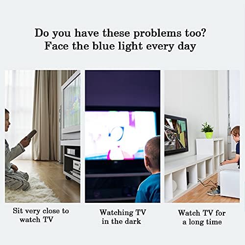 Tela da TV Filtro de Protetor de TV Anti-Blue Light Anti Glare/Anti Scratch Film, alivie a fadiga ocular e