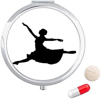 Salto de salto de salto de salto dançarino de pílula de pílula caixa de armazenamento de remédios para contêiner