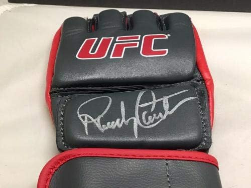 Randy Couture assinou luva UFC autografada PSA/DNA COA 1G - luvas autografadas do UFC