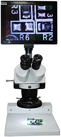 Radical PCB Inspeção solda Reparação móvel Jóias Fazendo Biologia Dissecção 10x-30x 3D Microscópio